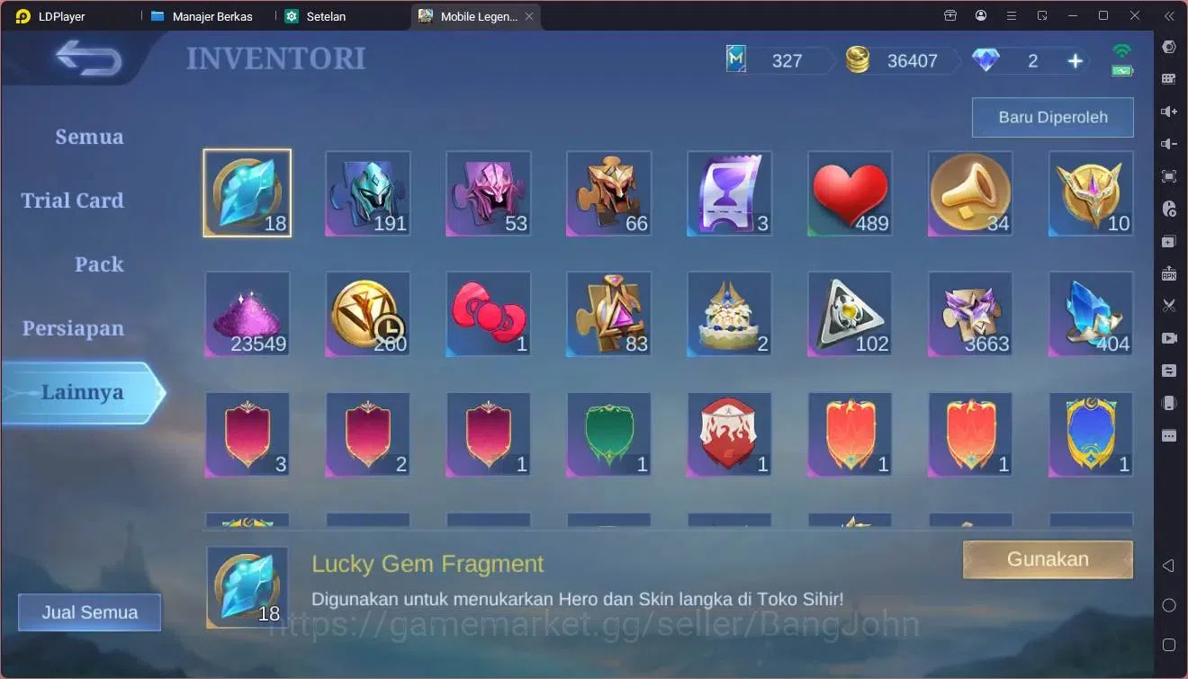 Mobile Legends: Bang Bang Accounts Global | Hero 102, Skin 188. Collector Natalia, KO image 12