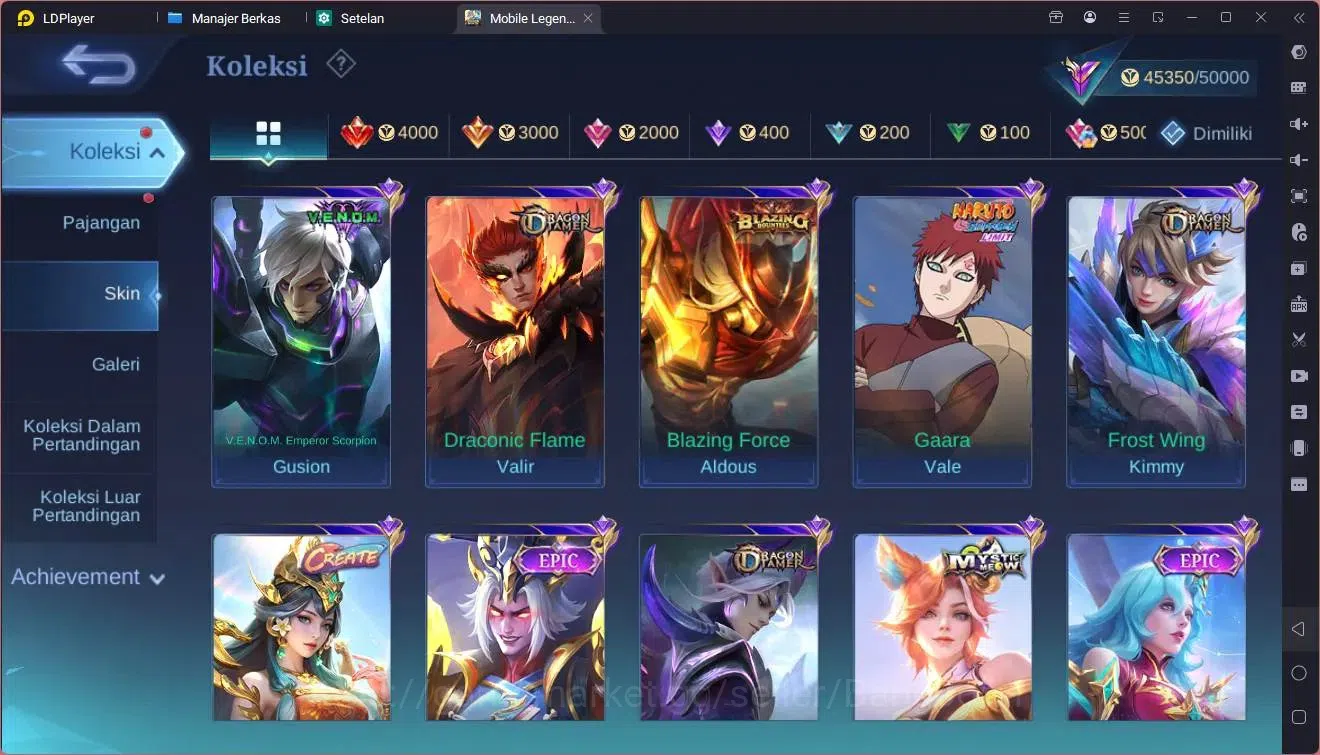 Mobile Legends: Bang Bang Accounts Global | Hero 102, Skin 188. Collector Natalia, KO image 2
