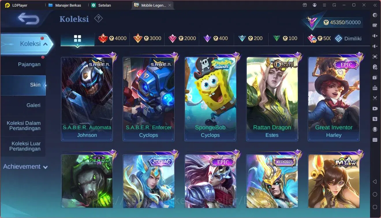 Mobile Legends: Bang Bang Accounts Global | Hero 102, Skin 188. Collector Natalia, KO image 4