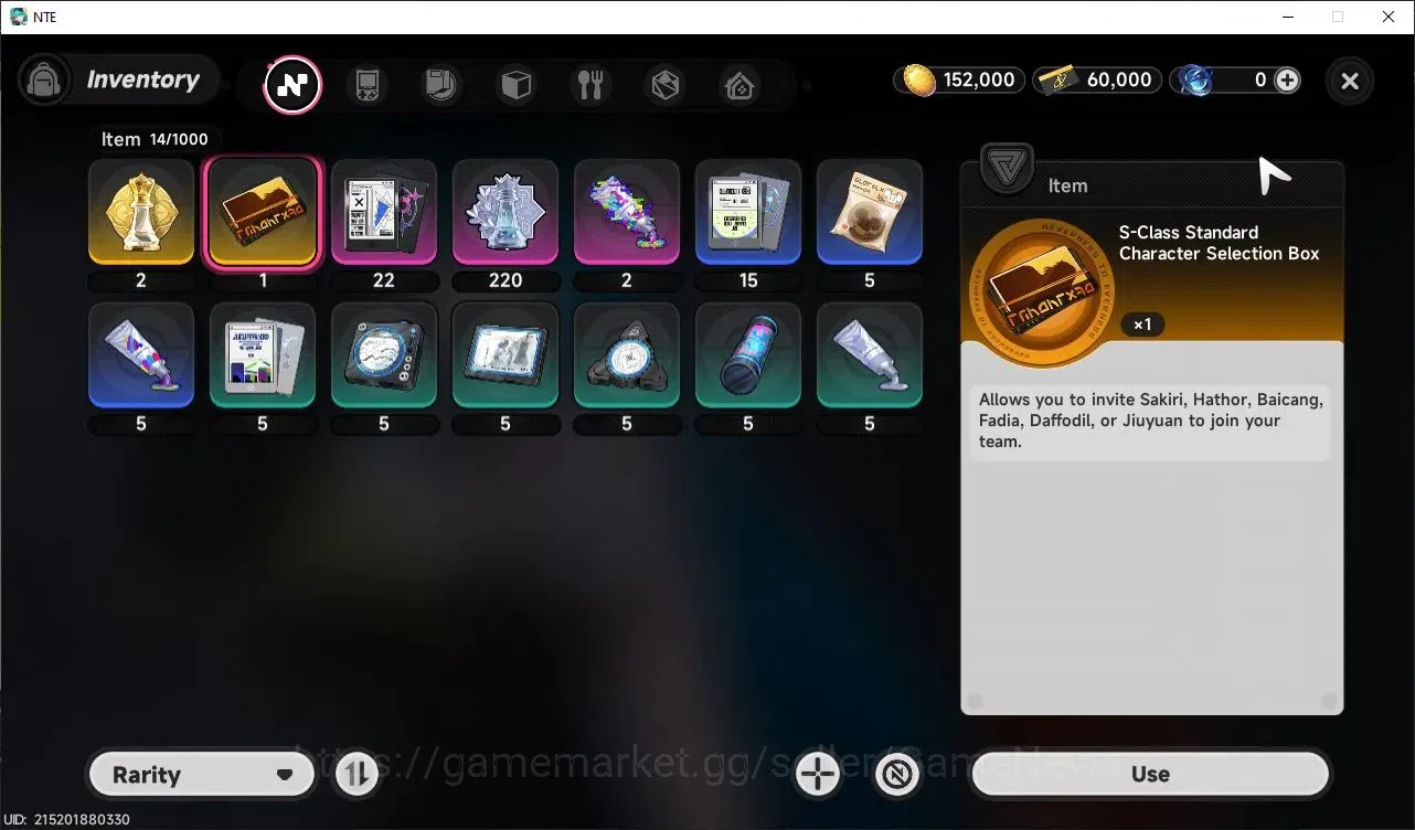Neverness to Everness Accounts Global EU|HL 3|2 SSR Nanally Awk 1, Daffodill + SSR Selector|4 SR|Underboss 8