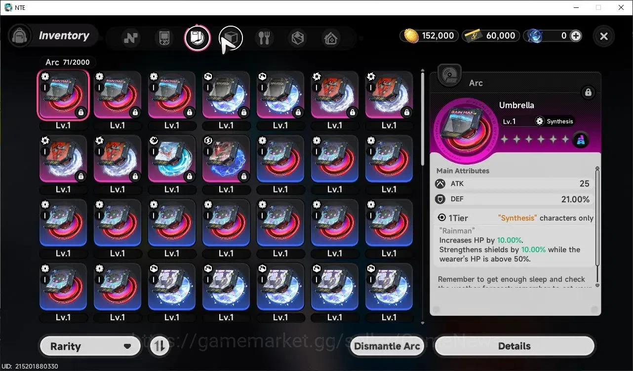 Neverness to Everness Accounts Global EU|HL 3|2 SSR Nanally Awk 1, Daffodill + SSR Selector|4 SR|Underboss 9