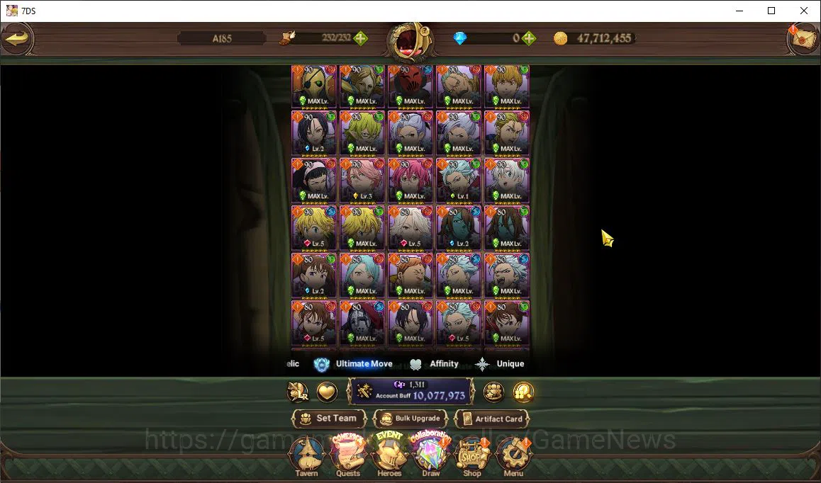 The Seven Deadly Sins: Grand Cross Accounts Asia|10M CC|67 LS|10 LR+11 UR+Many Collab|Cusack4/ image 14