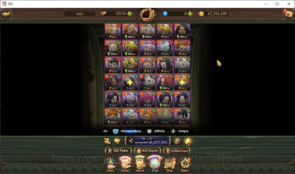 The Seven Deadly Sins: Grand Cross Accounts Asia|10M CC|67 LS|10 LR+11 UR+Many Collab|Cusack4/ image 17