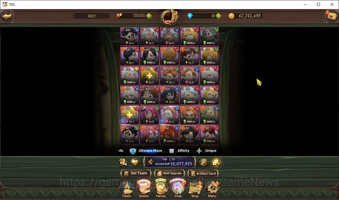 The Seven Deadly Sins: Grand Cross Accounts Asia|10M CC|67 LS|10 LR+11 UR+Many Collab|Cusack4/ image 18