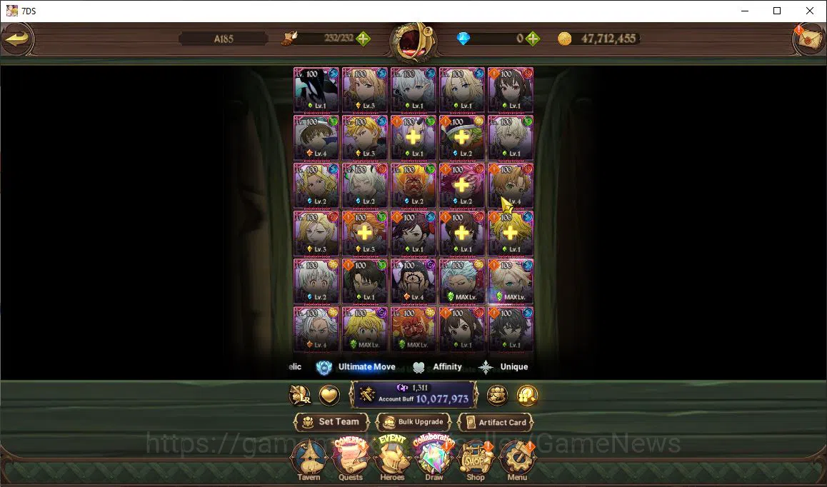 The Seven Deadly Sins: Grand Cross Accounts Asia|10M CC|67 LS|10 LR+11 UR+Many Collab|Cusack4/ image 19