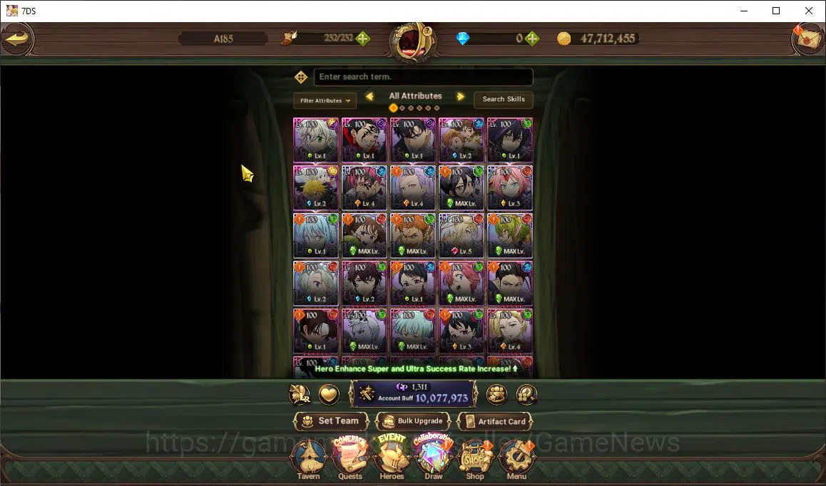The Seven Deadly Sins: Grand Cross Accounts Asia|10M CC|67 LS|10 LR+11 UR+Many Collab|Cusack4/ image 20