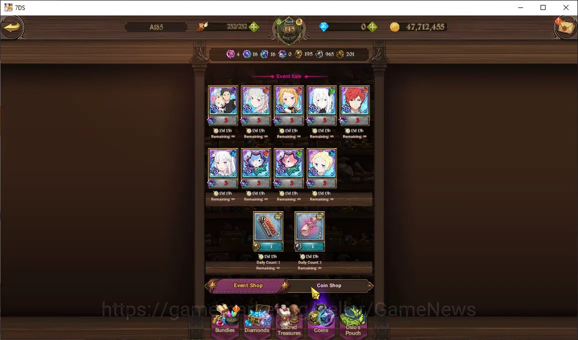 The Seven Deadly Sins: Grand Cross Accounts Asia|10M CC|67 LS|10 LR+11 UR+Many Collab|Cusack4/ image 9