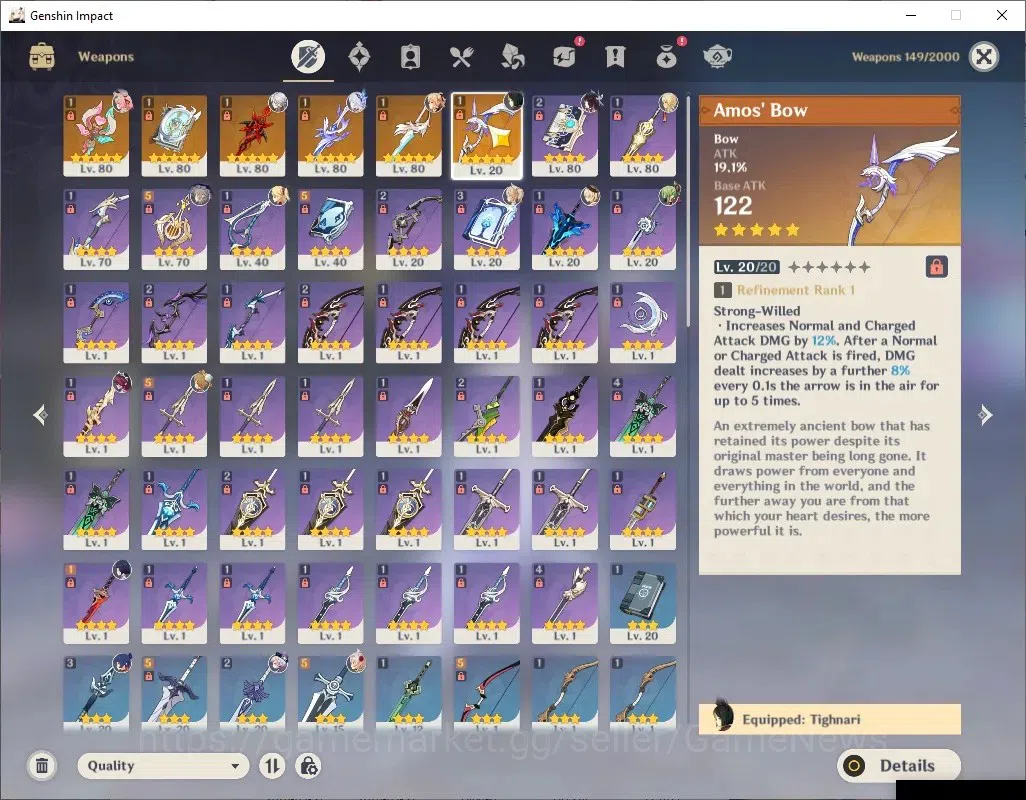 Genshin Impact Accounts ASIA|AR 56|4 Limited+6(*5Wep)|(Skirk,Varesa,Arlecc image 11