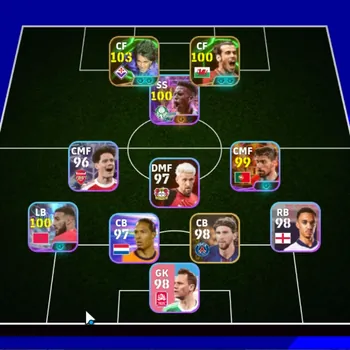 eFootball Accounts Starter Andorid|Power 3018|Epic Gabriel Batistuta,Wayne Rooney,Gareth Bale,Safee Sali|6ShowTime Noussair