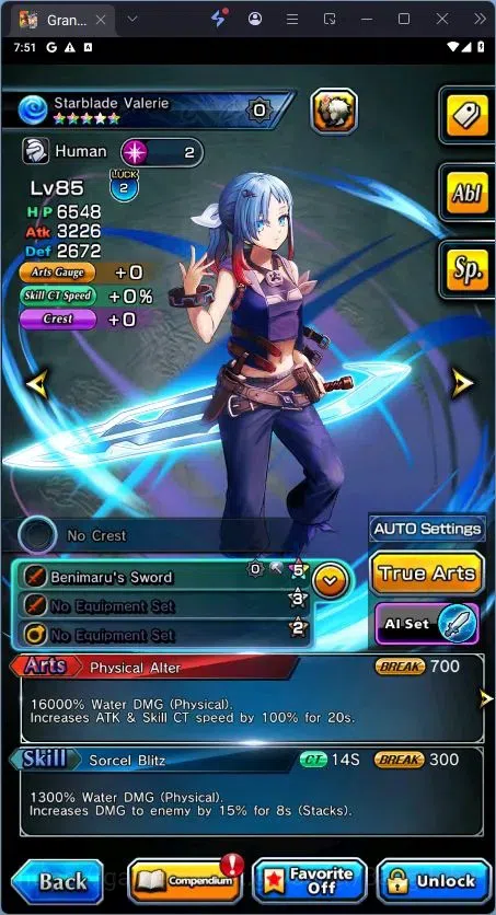 Grand Summoners Accounts End-Game Global | Sayaka Miki TW,DLS Rimuru TW,Starblade Valeria TW|6 Ascend|Rank 53 | Detail Check 6
