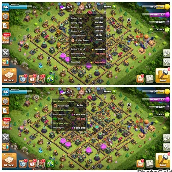 Clash of Clans High-End SKIN & SCENERY CWL RARE| TH 14 LVL 186 Fullymax ex image 1