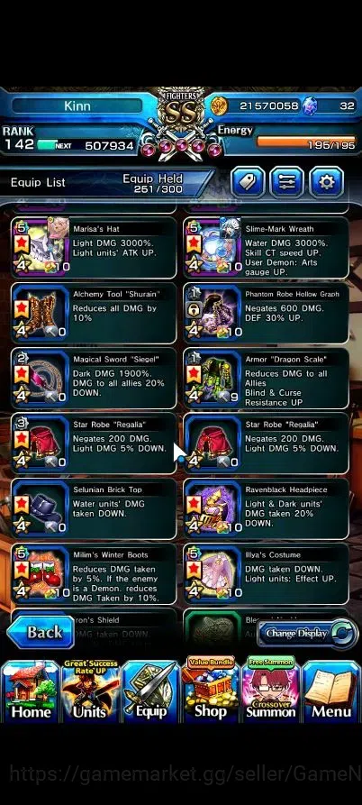 Grand Summoners Accounts Global|Rank 142|24 Ascend 10 TW|(Roy,Inumuta,Sung image 12