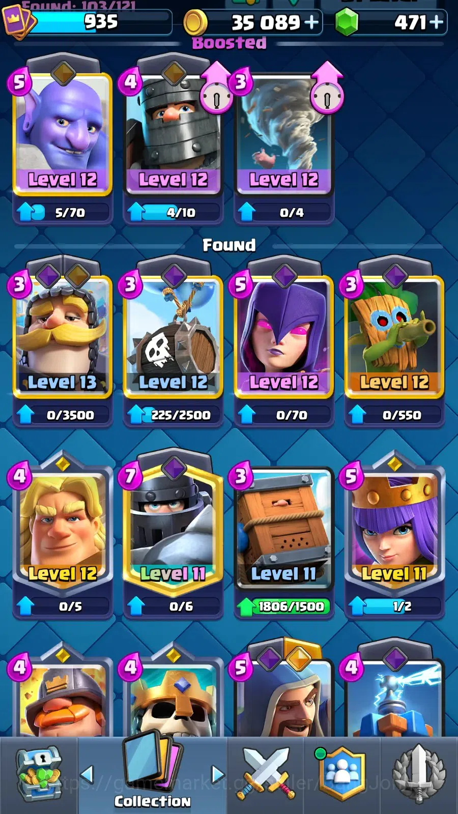 Clash Royale Accounts CL 935|KTL 12|Trophy  7382|Card 103|1 Hero|6 EVO|A image 10