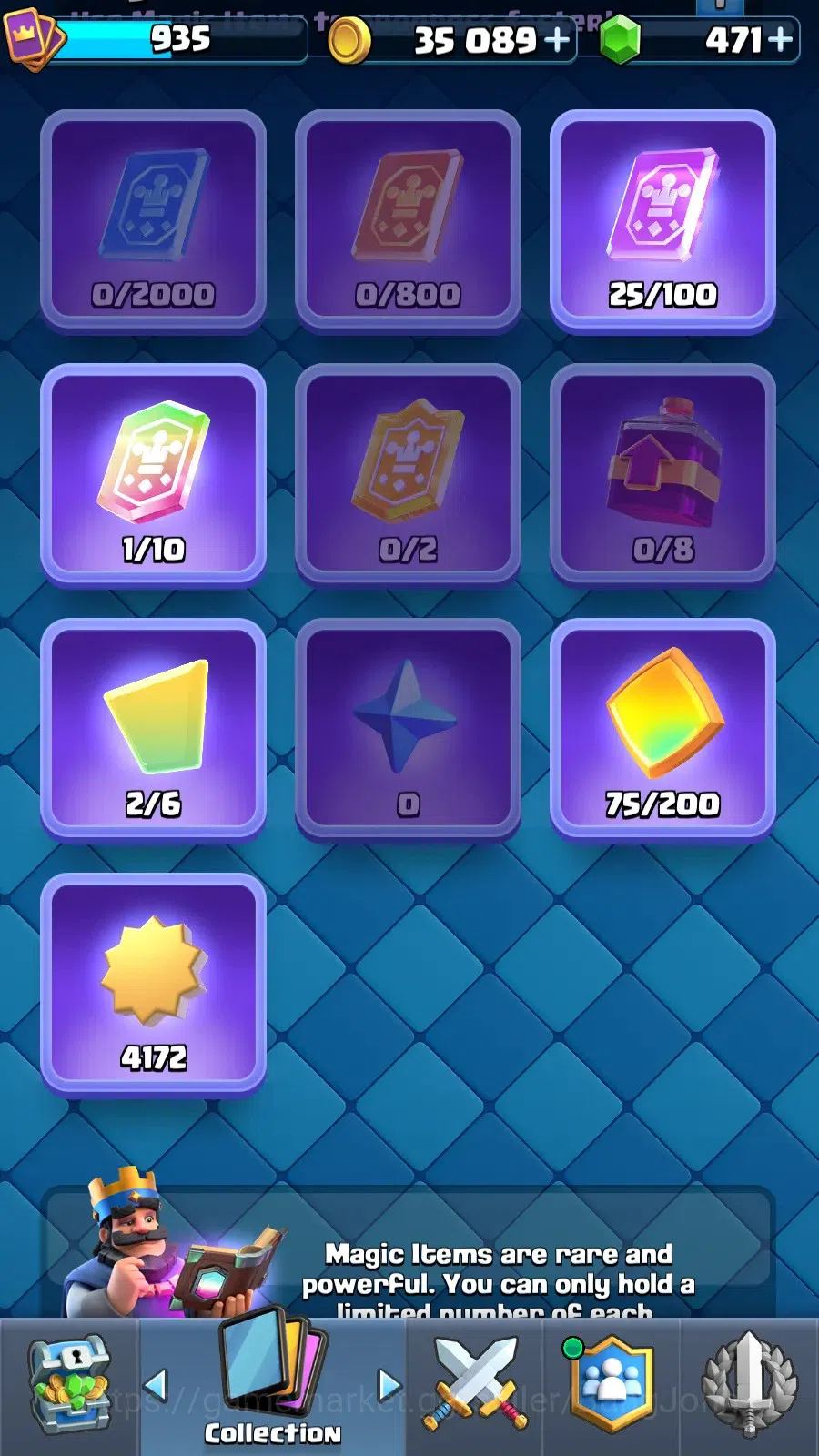 Clash Royale Accounts CL 935|KTL 12|Trophy  7382|Card 103|1 Hero|6 EVO|A image 16
