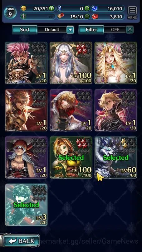Last Cloudia Accounts Global Rank 9|TopTierUnits (A. Roland, POG Zero, G image 1