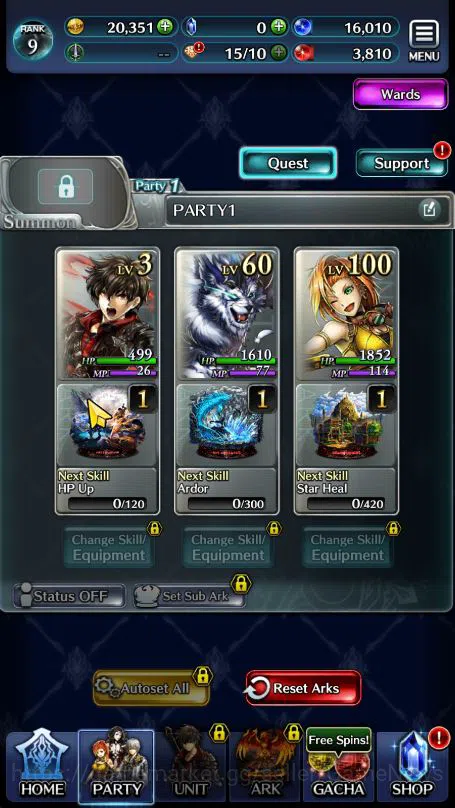 Last Cloudia Accounts Global Rank 9|TopTierUnits (A. Roland, POG Zero, G image 3