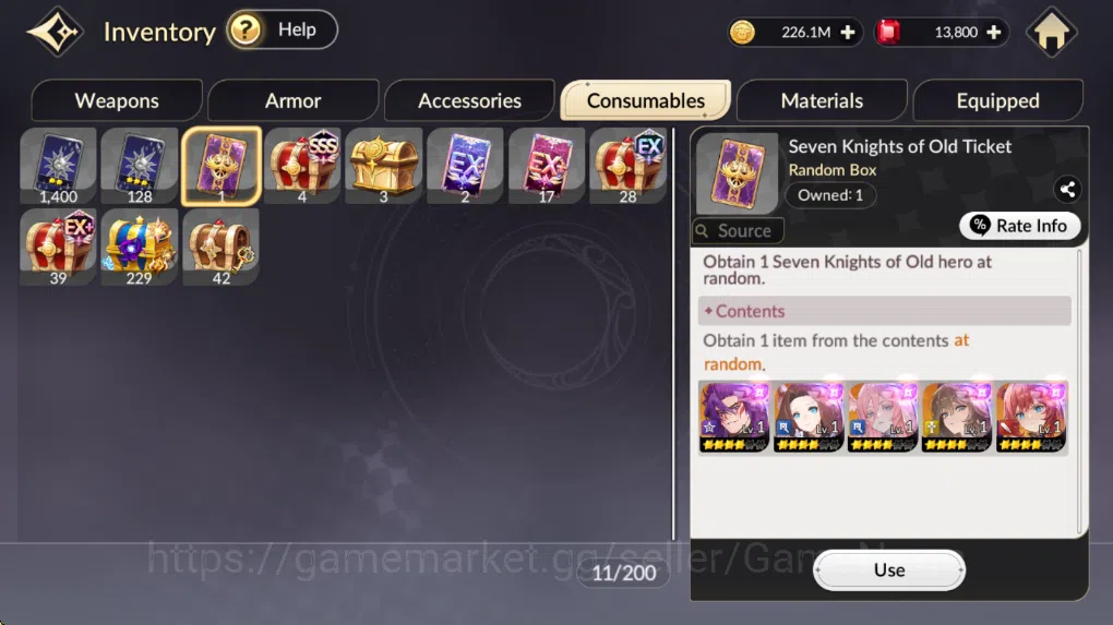 Seven Knights Re:Birth Accounts GLOBAL SEA ENDGAME| Full 5/5 Old-7k + 21 TC6+ (Ido image 7