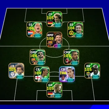 eFootball Accounts Mid-Tier =[ Collective Strength 3241 ]= ➜ Messi ➺ Rummenigge ➜ Sneijder ➺ Van Dijk ➜ Thuram ➺ Reus