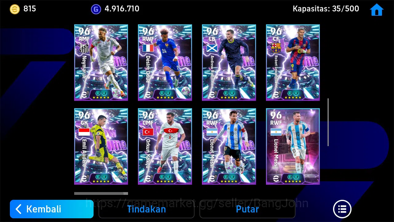 eFootball Accounts ANDROID|PW 3218|Epic Pepe, S Gerrard, F Cannavaro| image 5