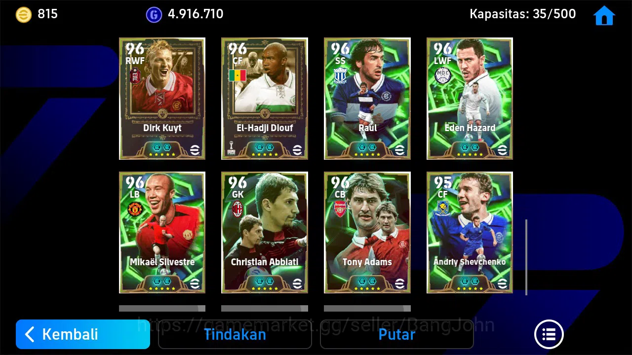 eFootball Accounts ANDROID|PW 3218|Epic Pepe, S Gerrard, F Cannavaro| image 6
