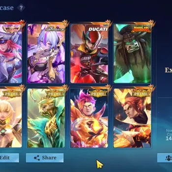 Mobile Legends: Bang Bang Accounts Collector Hero133 Skin451|Legend Freya,TheAspirant Vexana,Ducati Irithel,Kung Fu Panda