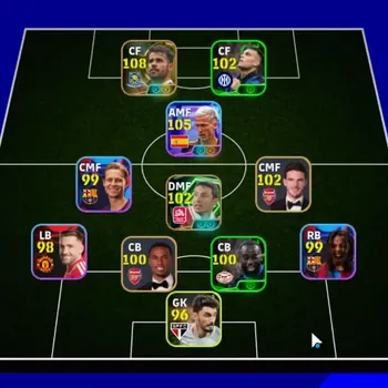 eFootball Accounts Legends & Iconic Players Android|Epic Diego Costa & Mark van Bommel|Show Time Dani Olmo & Lionel Messi|16