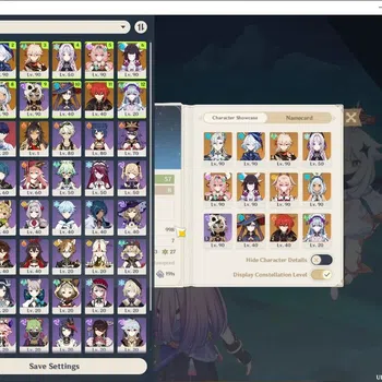 Genshin Impact Accounts Others Asia|AR 57|Neuvill Pream Team|8 Limited+4 (*5 Weapon)|[Kazuha C4]+Sign,Veresa