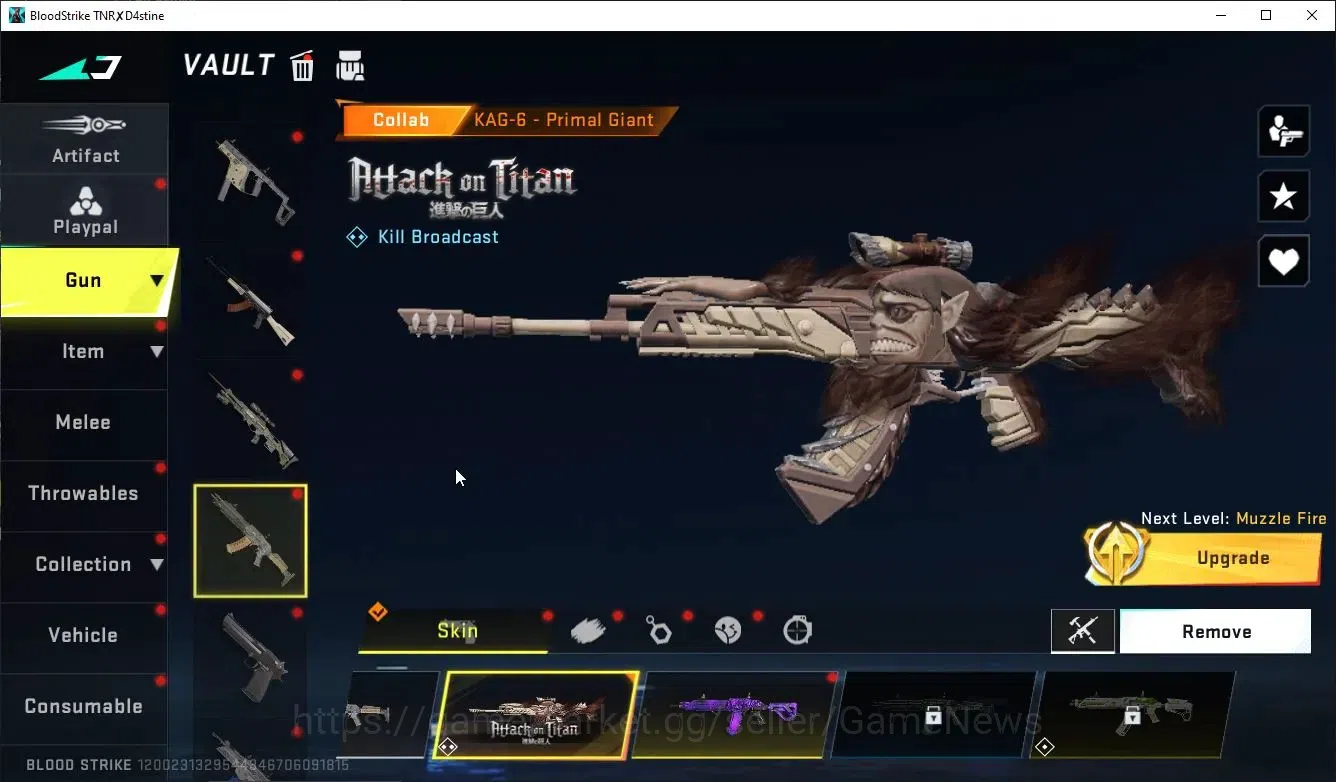 Blood Strike Accounts ASIA|ETERNAL Ethan-Allien,Collab Karl98,QBZ95,EVA- image 12