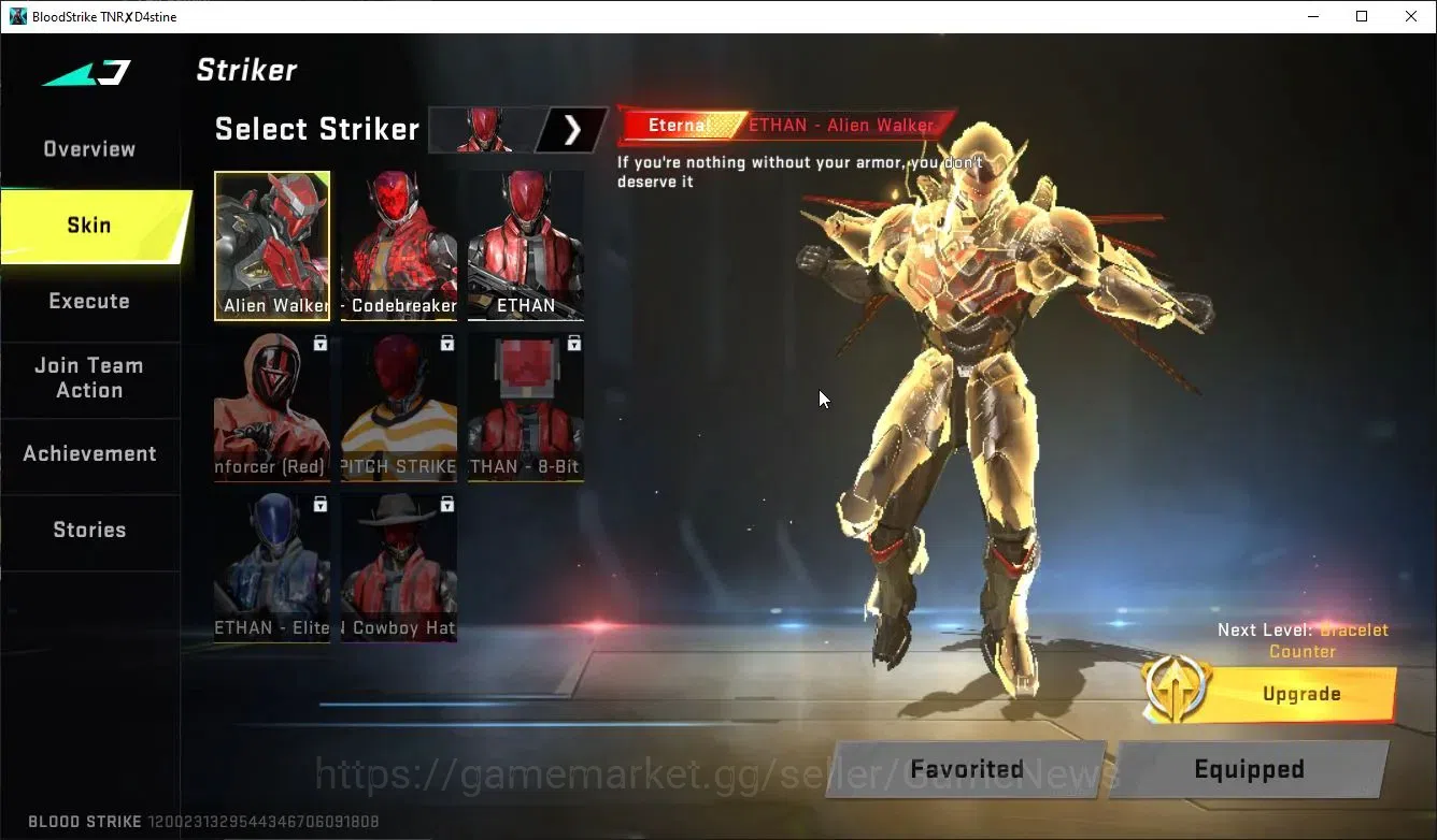 Blood Strike Accounts ASIA|ETERNAL Ethan-Allien,Collab Karl98,QBZ95,EVA- image 3