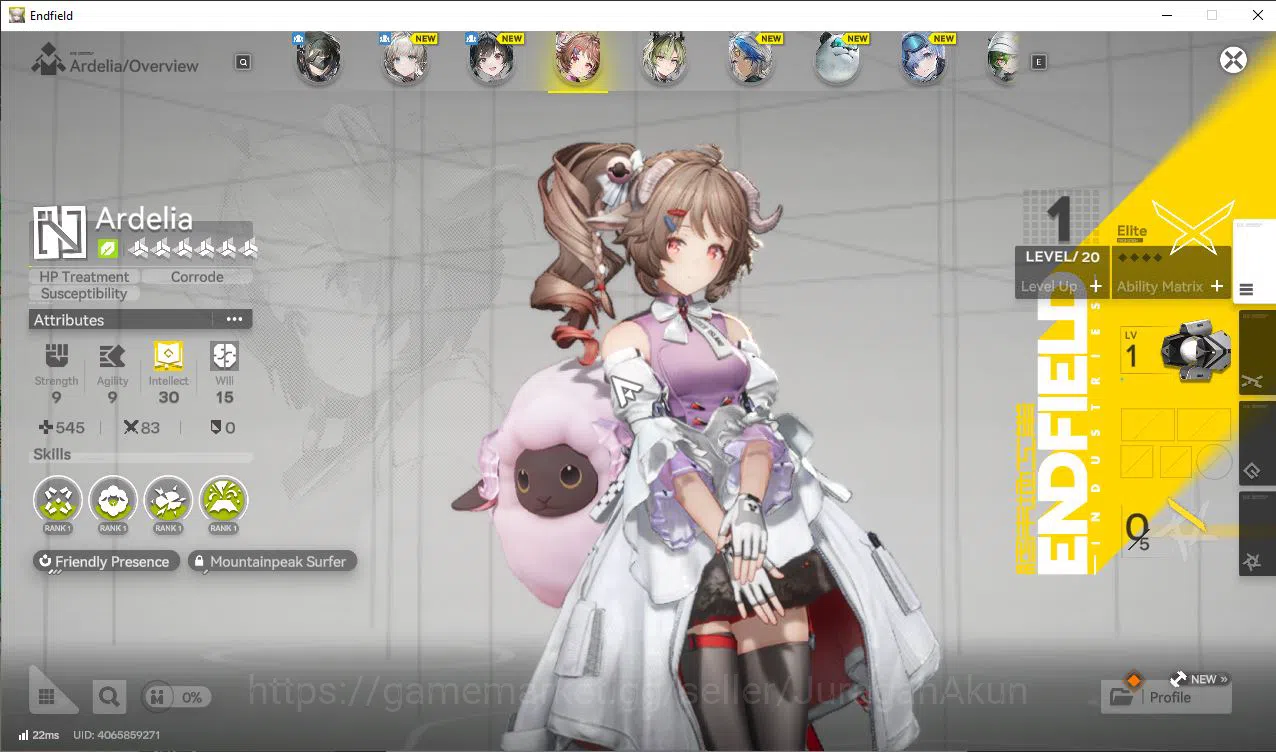 Arknights: Endfield Accounts Asia|Day3 Login|Meta SSR Lifeng & Ardelia + Other SR Character| 2SSR Weap|GRYPLIHNK|Take 2