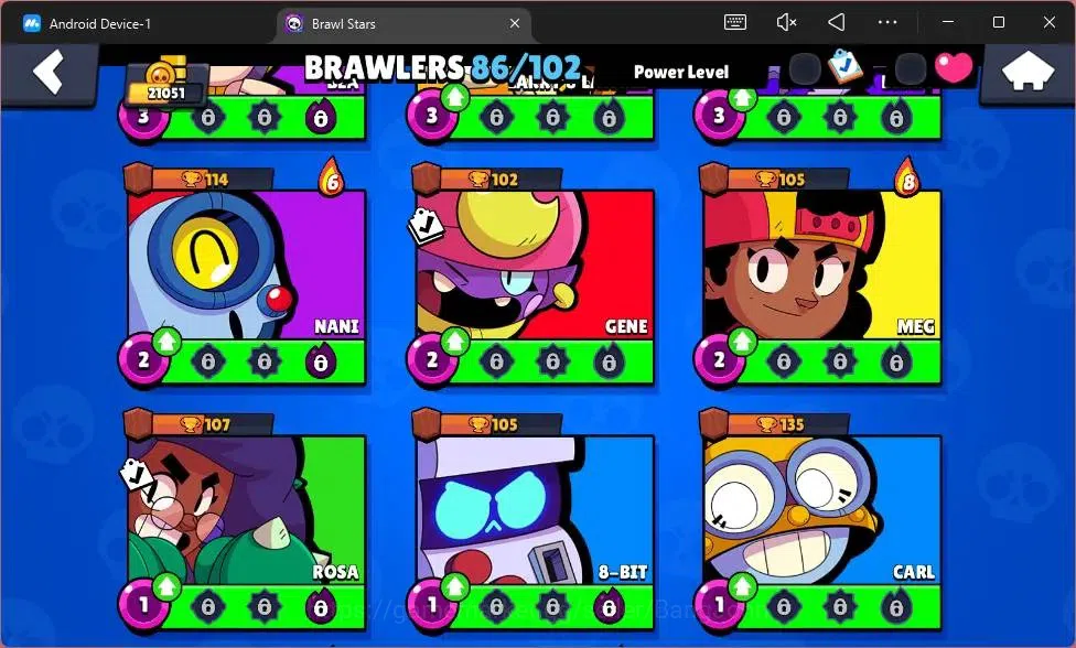 Brawl Stars Accounts Global|21051 Thropy|86 Brawler|18 Max Hypercharge( image 17