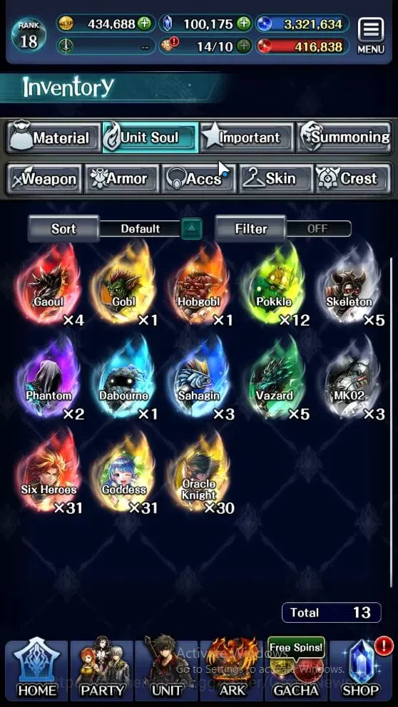 Last Cloudia Accounts Endgame GLOBAL|Rank 18|100k Crystal|Collab BraveFrontier (G Tilith,FG Vargas)+Top Tier(Telestio,G 11