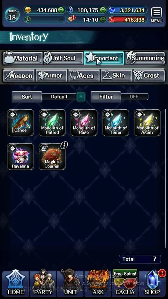 Last Cloudia Accounts Endgame GLOBAL|Rank 18|100k Crystal|Collab BraveFrontier (G Tilith,FG Vargas)+Top Tier(Telestio,G 12