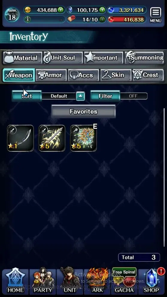 Last Cloudia Accounts Endgame GLOBAL|Rank 18|100k Crystal|Collab BraveFrontier (G Tilith,FG Vargas)+Top Tier(Telestio,G 14