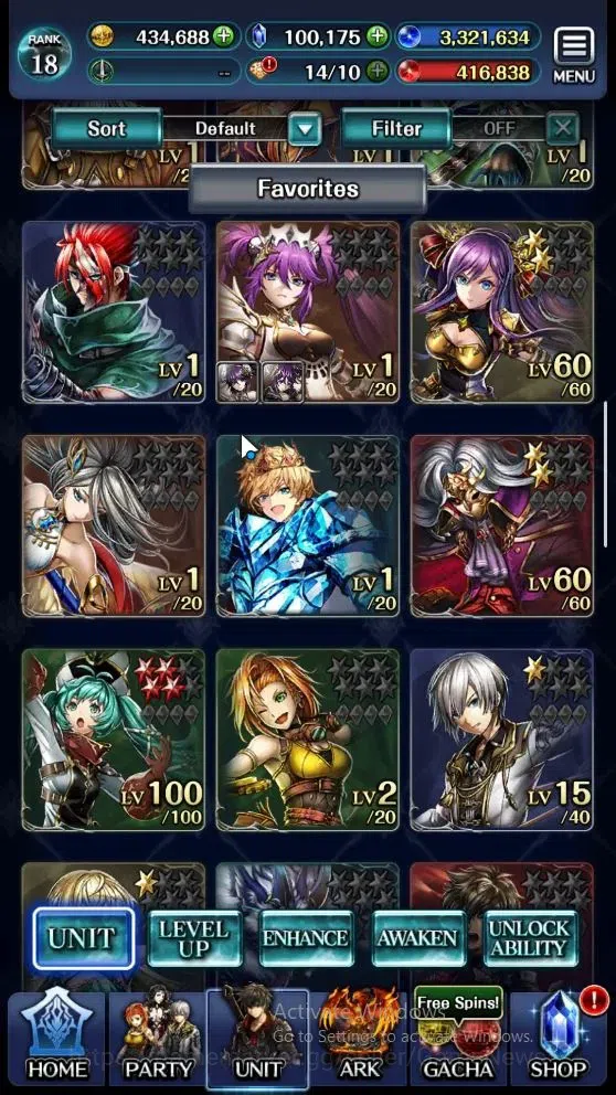 Last Cloudia Accounts Endgame GLOBAL|Rank 18|100k Crystal|Collab BraveFrontier (G Tilith,FG Vargas)+Top Tier(Telestio,G 2