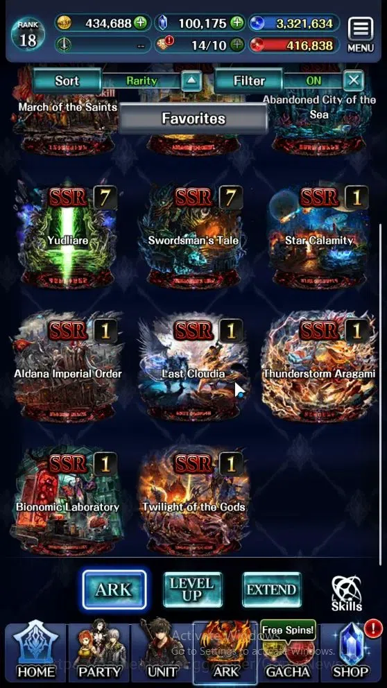 Last Cloudia Accounts Endgame GLOBAL|Rank 18|100k Crystal|Collab BraveFrontier (G Tilith,FG Vargas)+Top Tier(Telestio,G 5