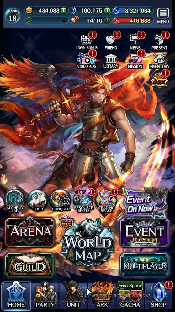 Last Cloudia Accounts Endgame GLOBAL|Rank 18|100k Crystal|Collab BraveFrontier (G Tilith,FG Vargas)+Top Tier(Telestio,G 7