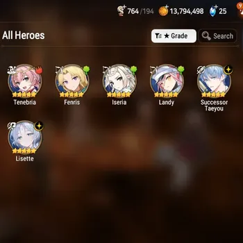 Epic Seven Accounts Starter Global Unverif|Best Starter|2 ML(Lisette,S.Taeyou)+4*5 RGB|PoH+Bless ON|450 MM|MoR