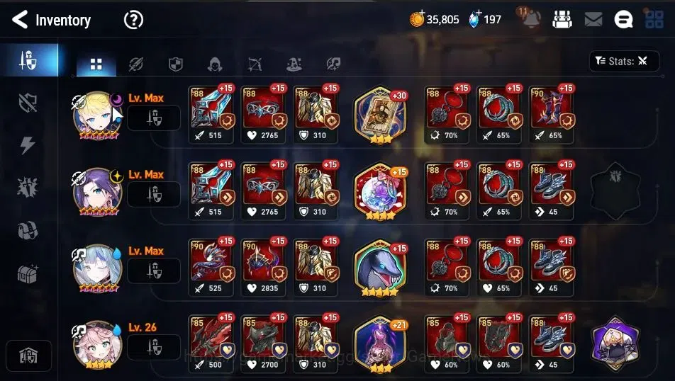 Epic Seven Accounts Starter Global Unverif|NewEra|7 ML(LOT Scales,Harsetti,DB 18