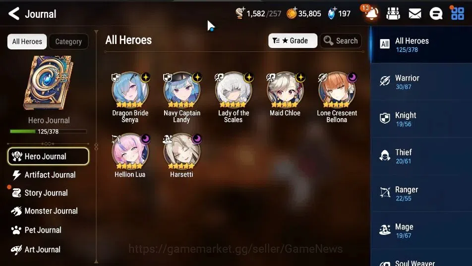 Epic Seven Accounts Starter Global Unverif|NewEra|7 ML(LOT Scales,Harsetti,DB 4