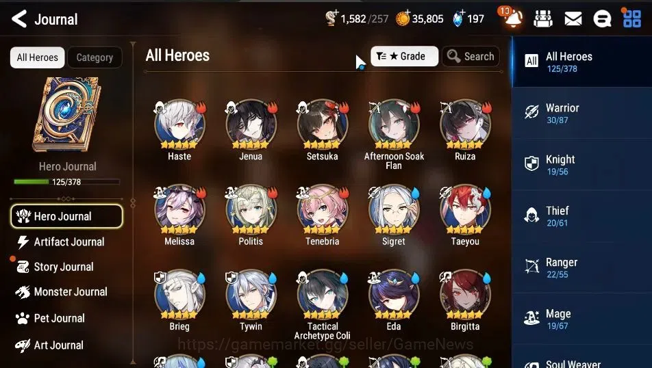 Epic Seven Accounts Starter Global Unverif|NewEra|7 ML(LOT Scales,Harsetti,DB 5