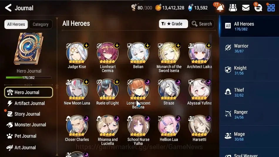 Epic Seven Accounts GLOBAL Unverif|NewEra|16 ML(SN Yulha,Rhiana&Luciel image 4
