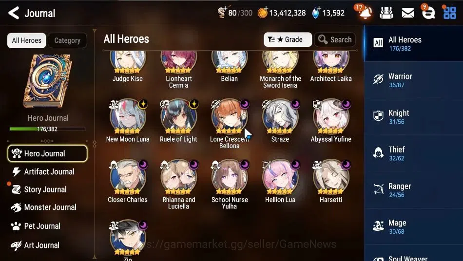 Epic Seven Accounts GLOBAL Unverif|NewEra|16 ML(SN Yulha,Rhiana&Luciel image 5