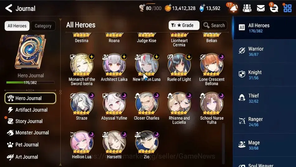 Epic Seven Accounts GLOBAL Unverif|NewEra|16 ML(SN Yulha,Rhiana&Luciel image 9