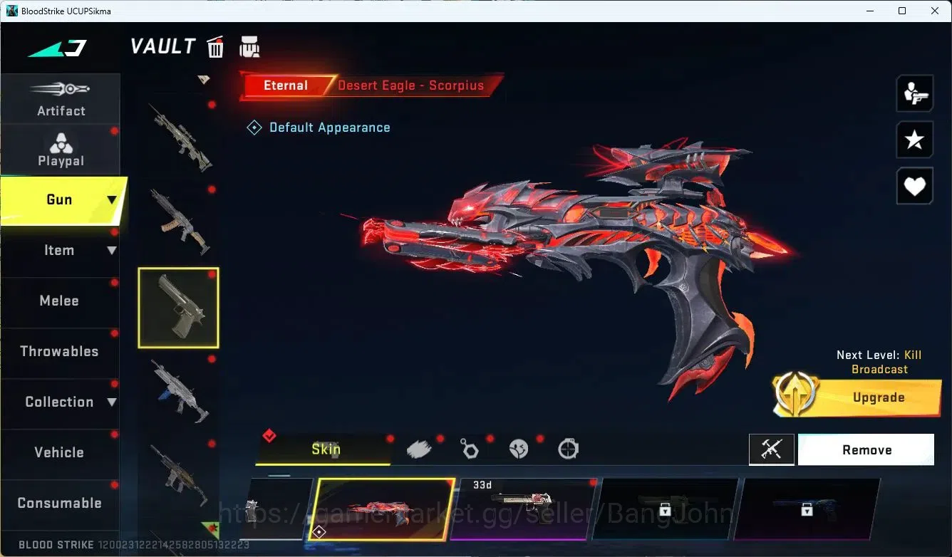 Blood Strike Accounts ASIA|ETHERNAL,DESERT EAGLE|COLLAB,QBZ95,M700,AK47, image 10