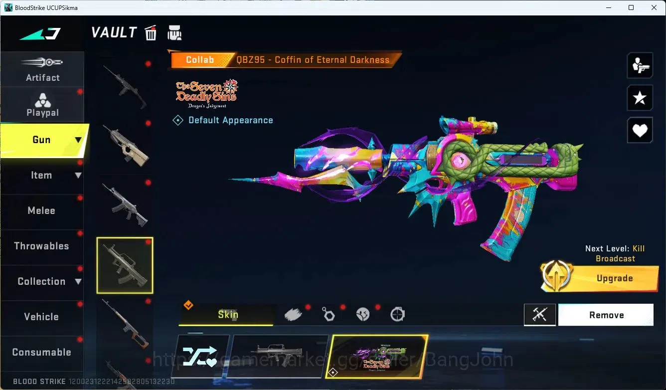 Blood Strike Accounts ASIA|ETHERNAL,DESERT EAGLE|COLLAB,QBZ95,M700,AK47, image 14