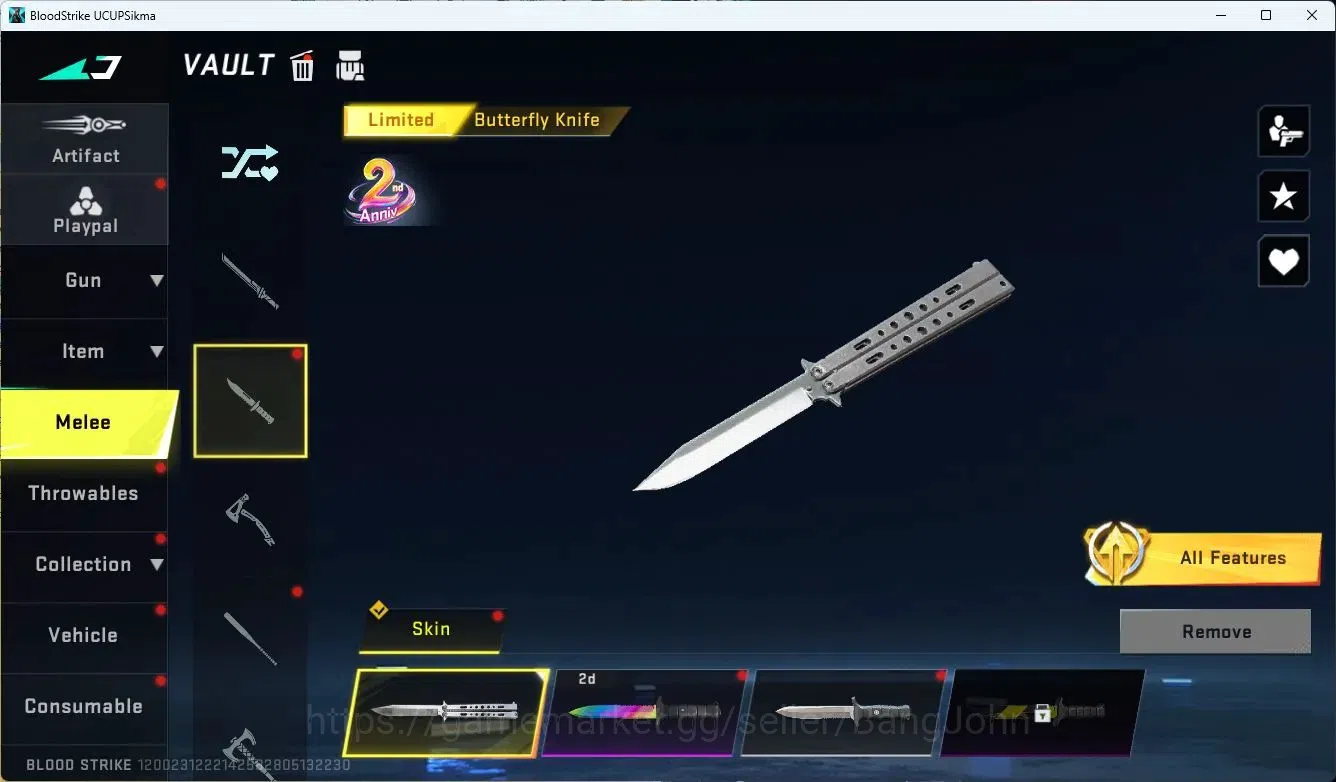 Blood Strike Accounts ASIA|ETHERNAL,DESERT EAGLE|COLLAB,QBZ95,M700,AK47, image 20