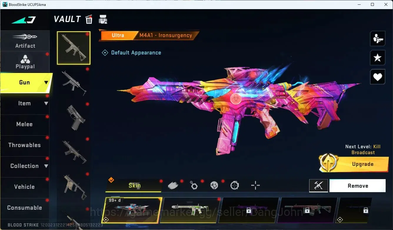Blood Strike Accounts ASIA|ETHERNAL,DESERT EAGLE|COLLAB,QBZ95,M700,AK47, image 6