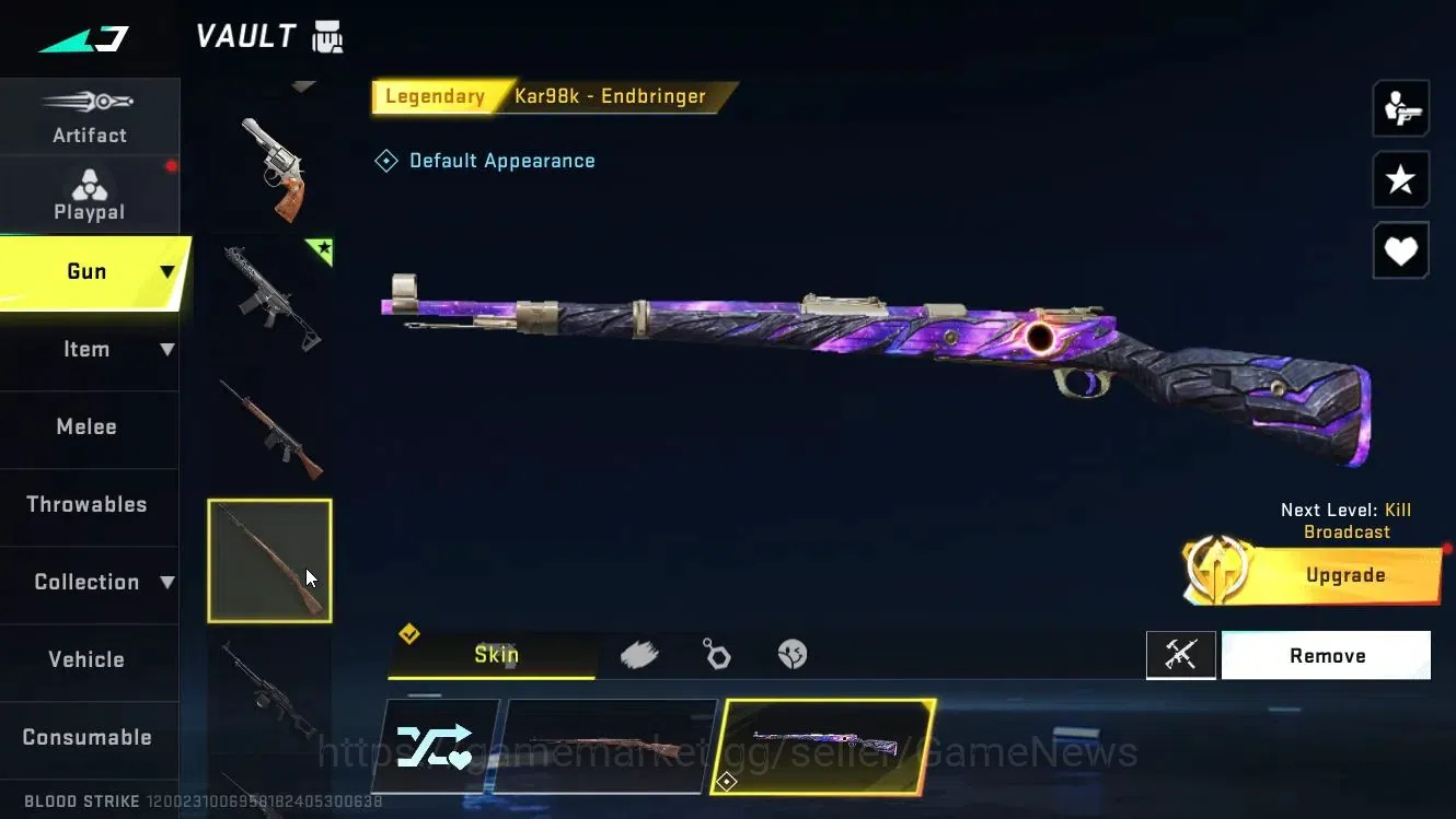 Blood Strike Accounts ASIA|Collab MCX-EVA-00|5 Legendary Guns[M4A1,Vecto image 10