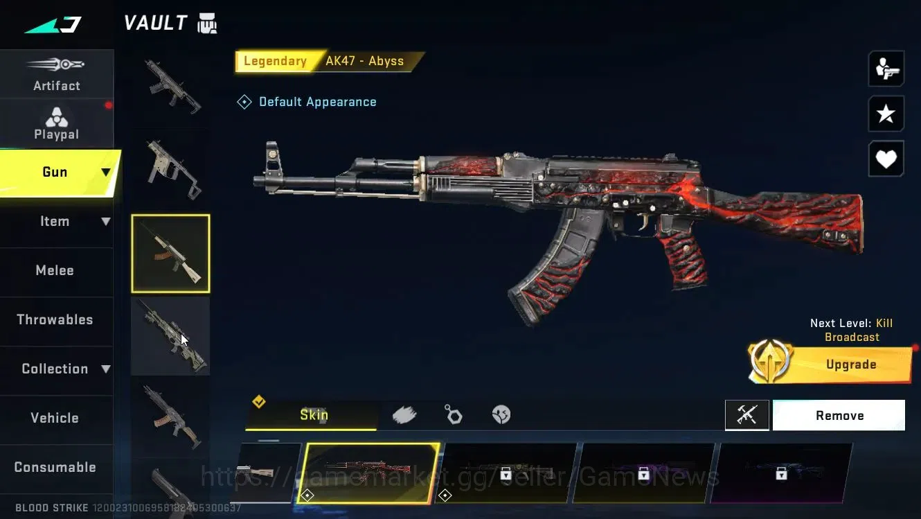 Blood Strike Accounts ASIA|Collab MCX-EVA-00|5 Legendary Guns[M4A1,Vecto image 7